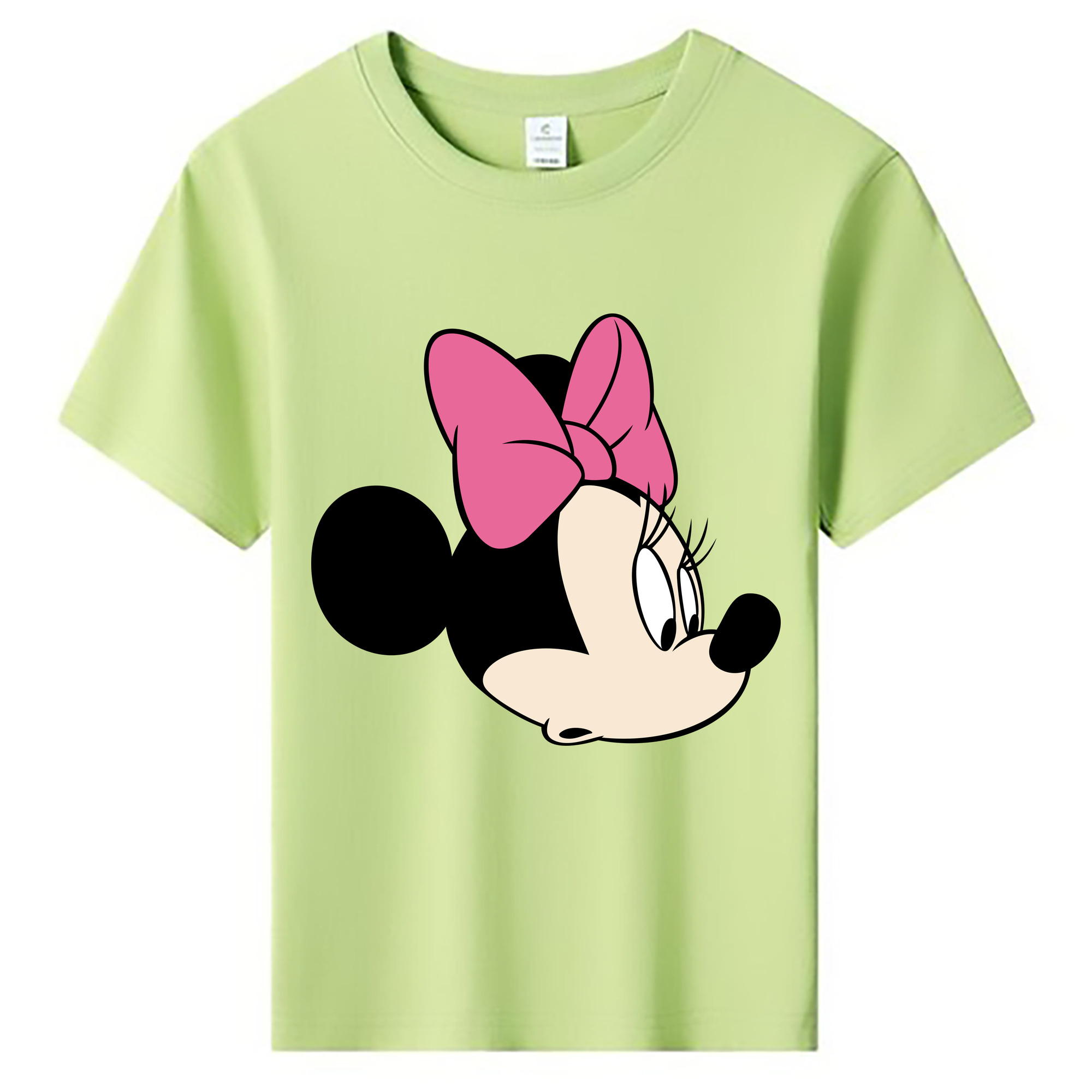 ミッキーマウス Mickey Mouse 綿100％キッズTシャツ（フロントプリント）